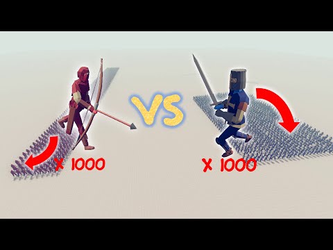 Tabs 1000 Archers VS 1000 Swords