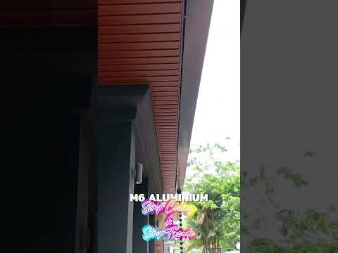 M6 Aluminium Strip Ceiling & Strip Facade