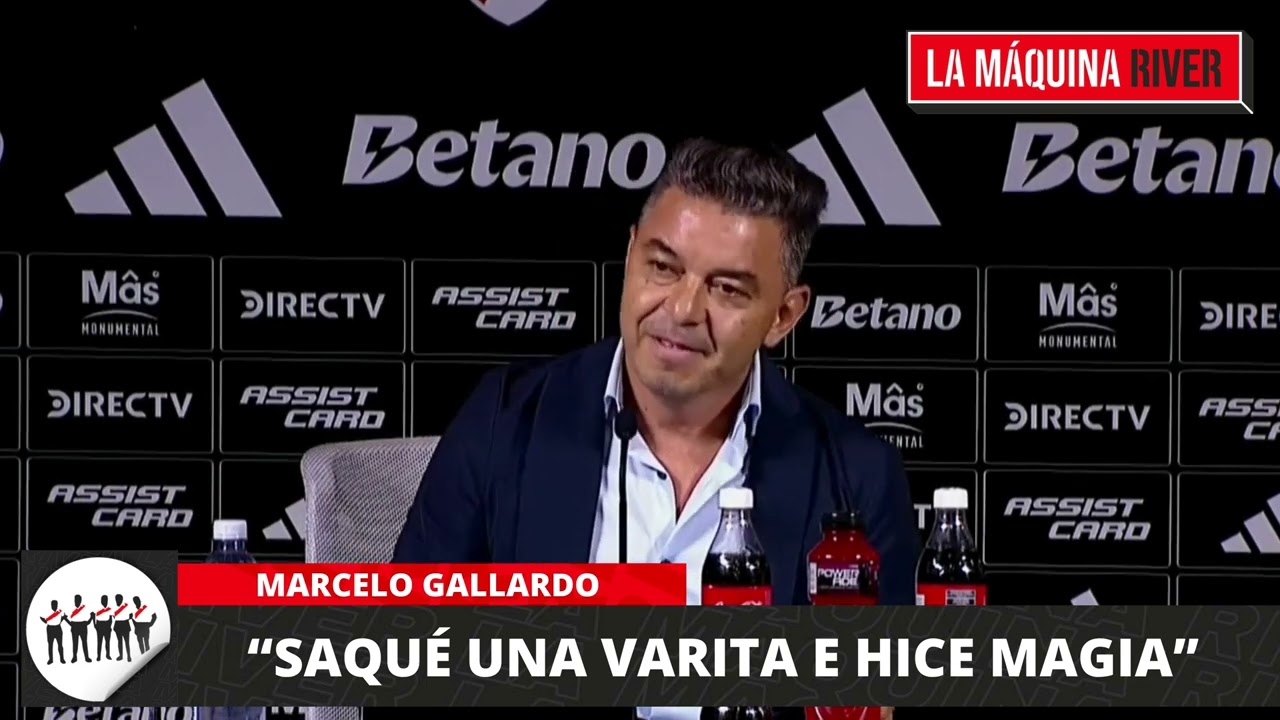 🎤 LA RESPUESTA IRÓNICA DE GALLARDO A UN PERIODISTA: "SAQUÉ UNA VARITA MÁGICA E HICE MAGIA"