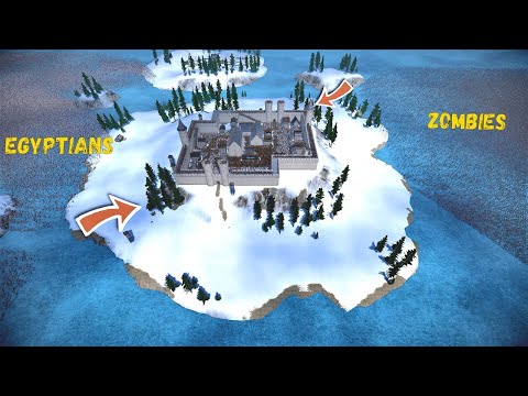 Battle For Castle: Zombies - Rome - Egyptians - UEBS 2