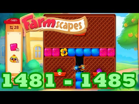 Farmscapes Level 1481 - 1485 HD Gameplay Walkthrough | 3 - match game | android | 1482 | 1483 | 1484