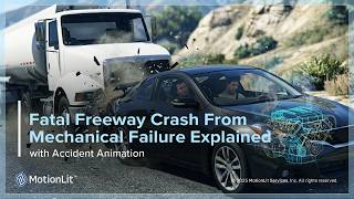 Fatal Freeway Collision Caused by Transmission Failure Explained Through Mechanical Animation
