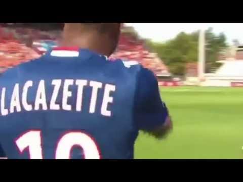 Counter Attack by Lacazette AS Nancy Lorrain V Olympique Lyonnais