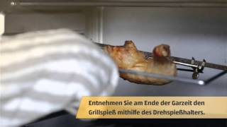 Minibackofen mit Rotisserie