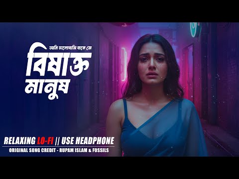 Bishakto Manush (Relaxing Lo-Fi) || Female Cover || Fossils || Rupam Islam || বিষাক্ত মানুষ