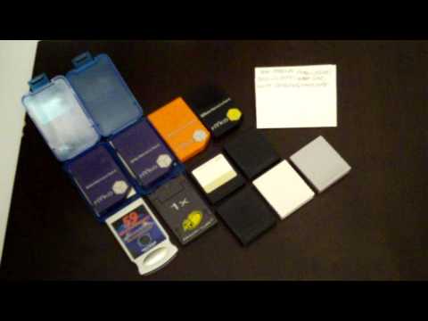 My GAMECUBE memory cards.