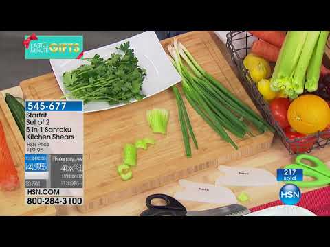 Starfrit Set of 2 5in1 Santoku Kitchen Shears