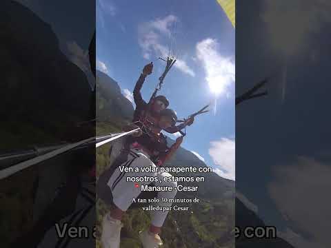 Ven y vamos a vivir esta bella experiencia, #parapentemanaurecesar #parapente #fypシ #manaurecesar