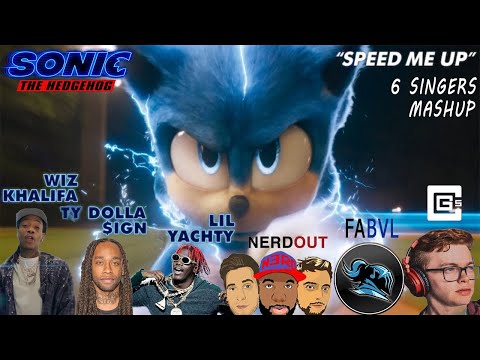 🎵 Speed Me Up (Sonic The Hedgehog) | Khalifa vs $ign vs Yachty vs NerdOut! vs FabvL vs CG5 (Mashup)