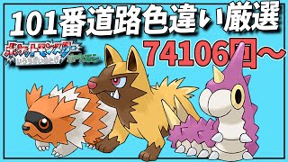 【ポケモンルビサファ】9画面で色違い厳選 101番道路 74106回～