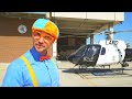 Blippi Explores A Police Helicopter Blippi Explores Educational Videos For Kids