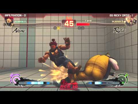 SSF4: Infiltration vs EG Ricky Ortiz - Grand FInals - NCRX Top 8