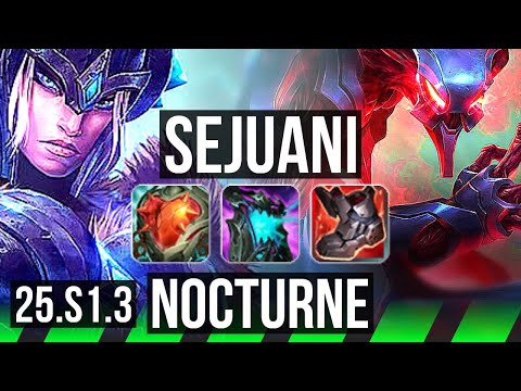 SEJUANI vs NOCTURNE (JGL) | 27k DMG | KR Diamond | 25.S1.3