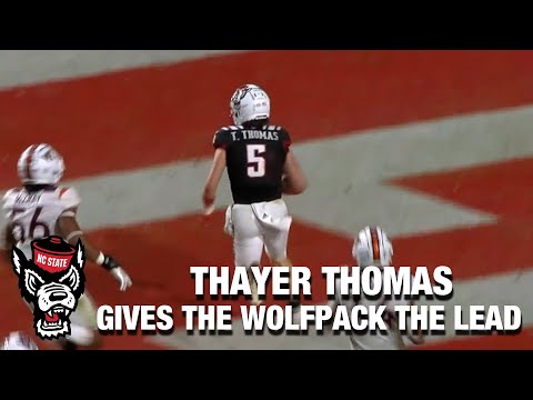 Thayer Thomas Give The Wolfpack The Lead