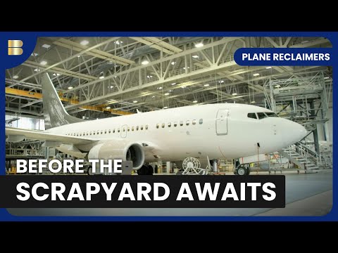 Boeing 737 Final Flight to Welsh Scrapyard