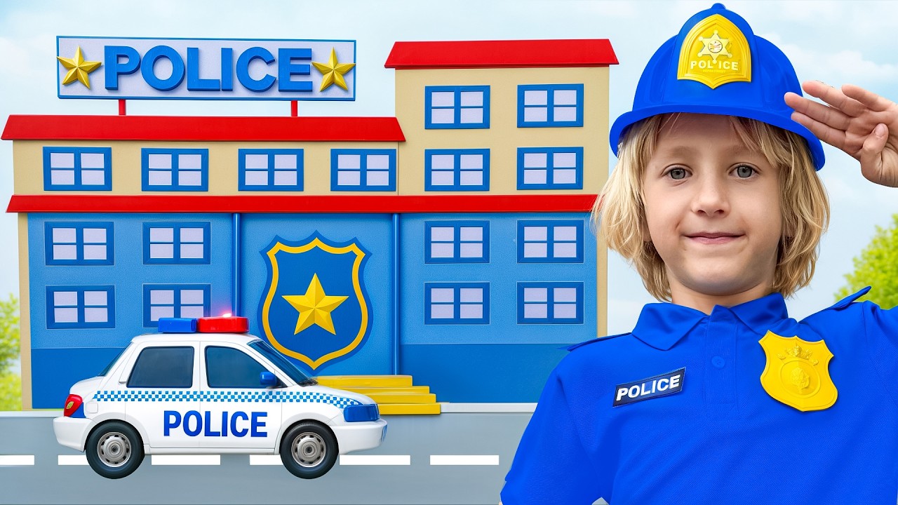Kids Police Adventure with Katya and Dima