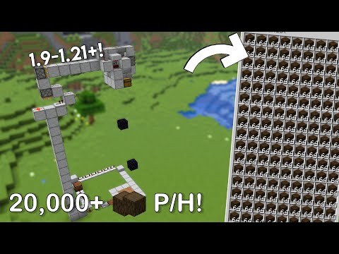 20,000+ Logs Per/Hour! Minecraft's Simplest Wood Farm - Java 1.9-1.21