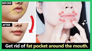 4 mins for Beautiful lips!! Get rid of perioral mound, fat pocket around the mouth.