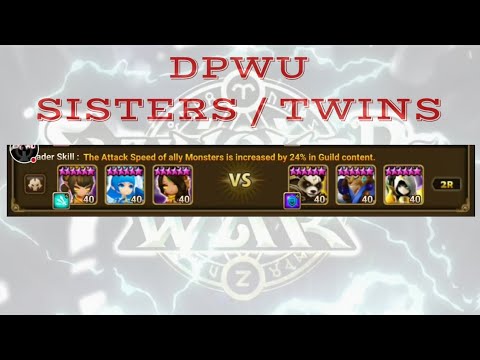 050. Sisters/Twins vs FengYan Chandra Eladriel on GW 195, Summoners War DPWU