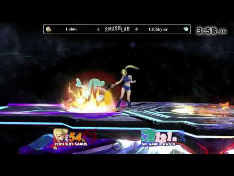 SL52 Losers Finals - Luhtie (Zero Suit Samus) vs CE|Skylar (Mr. Game & Watch)