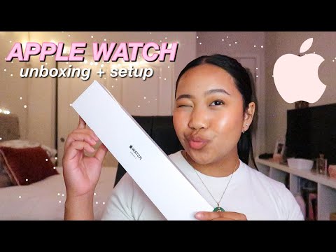 I FINALLY GOT AN APPLE WATCH (unboxing + setup)