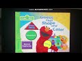 REQUESTED And This Time Is On Sesame Street Guess That Shape And Color 2006 DVD Csupo
