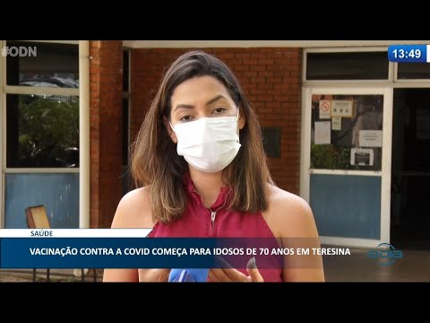 Vacinação contra Covid-19 começa para idosos de 70 anos em Teresina 29 03 2021