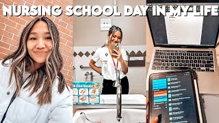 DAY IN THE LIFE | nursing school clinicals edition!! *very realistic*
