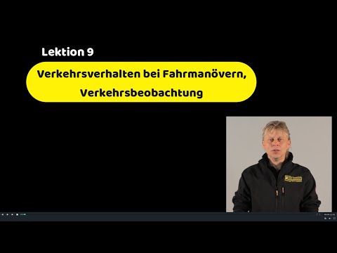 Theorieunterricht Lektion 9