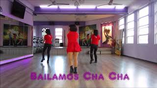 Bailamos Cha Cha ( April 2017 ) Line Dance By Tina Chen Sue Huei ( Taiwan )