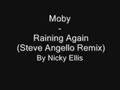 Moby - Raining Again (Steve Angello Remix) 