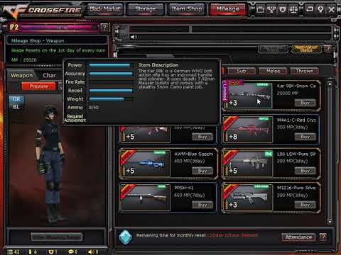 Crossfire NA/Europe: Buying Kar 98K- Snow Camo