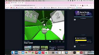 Sunny plays Slope Tunnel! #fun #games