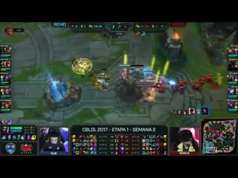 KEYD Vs REMO Game 1 HIGHLIGHTS CBLoL 2017 Spring Split