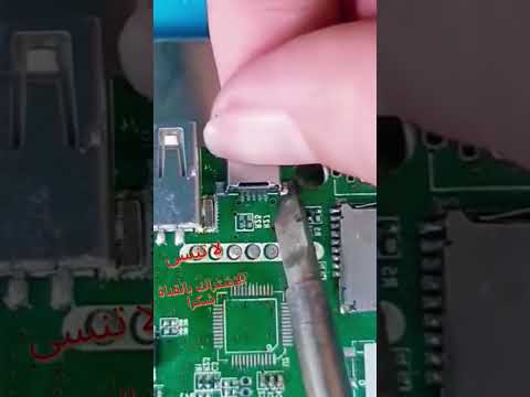 how to replace mini b usb port #soldering  #desoldering #shorts