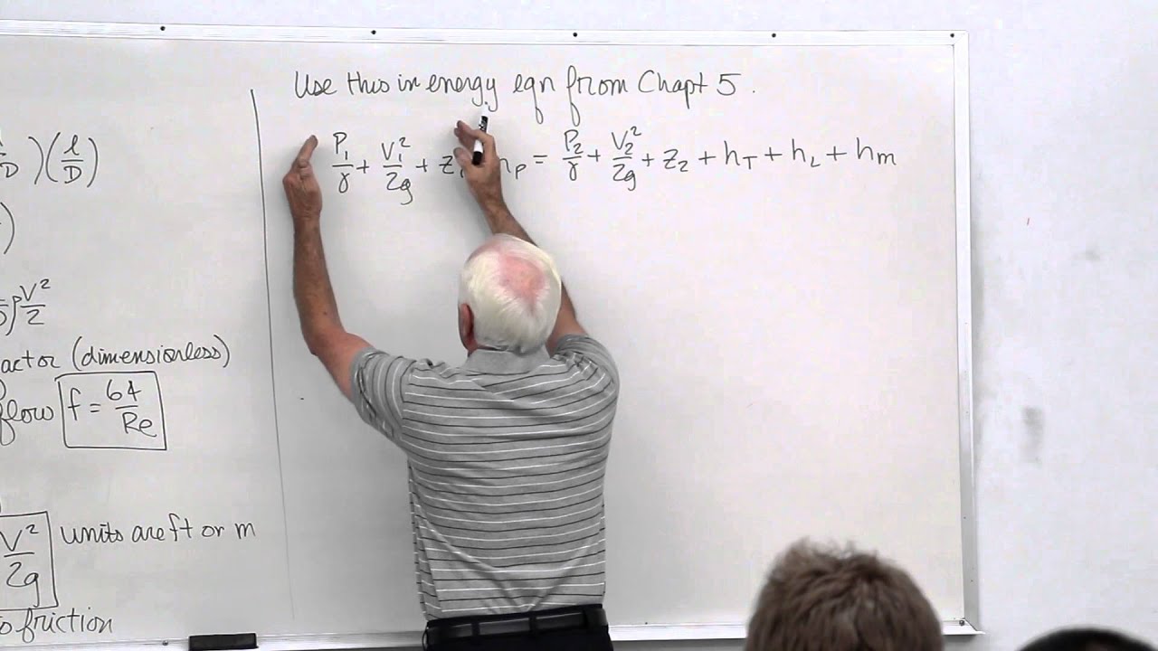 Fluid Mechanics: Laminar & Turbulent Pipe Flow, The Moody Diagram (17 of 34)