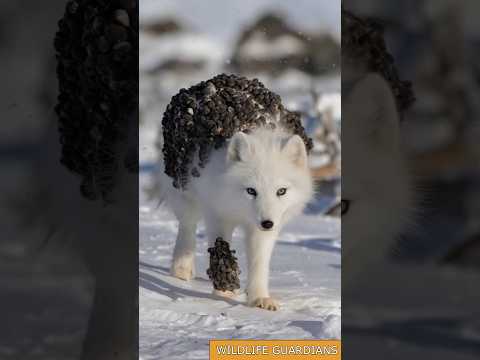 Barnacles And Parasites Attacked A SNOW FOX, Saved By Rescue Team!