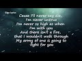 Army Of One - Coldplay - Lyric