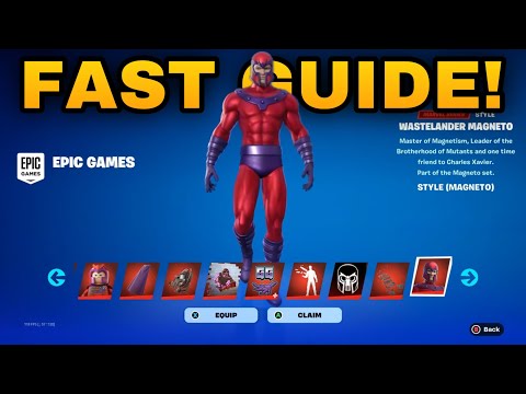 How To COMPLETE ALL WASTELANDER MAGNETO QUESTS CHALLENGES in Fortnite! (Quests Guide)