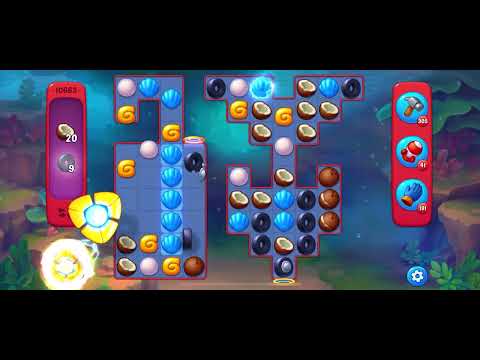 Fishdom Hard level 10663 no boosters フィッシュダム ハード