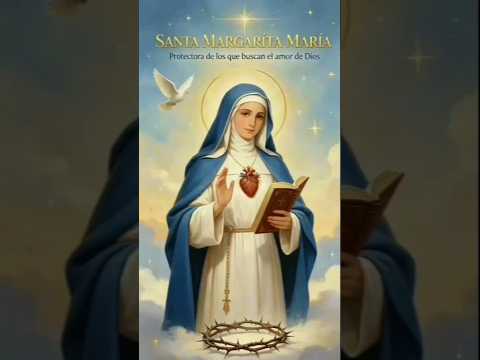 SANTA MARGARITA MARÍA — La santa que recibió el Sagrado Corazón de Jesús” ✨ #dioshablaalcorazón