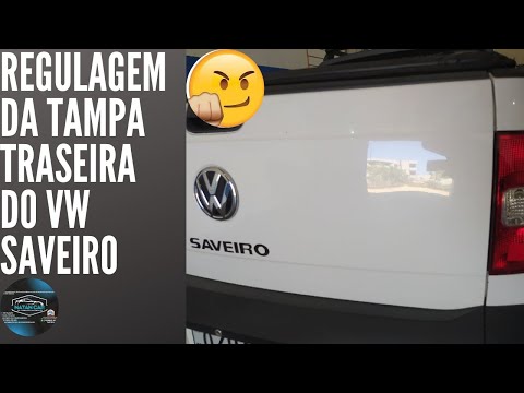 como regular tampa traseira do VW saveiro G5 G6 G7