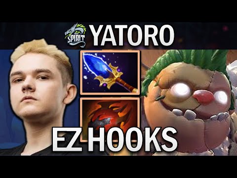 Pudge Dota 2 Gameplay Spirit.Yatoro with 19 Kills and EZ Hooks