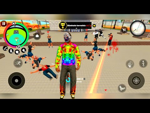 Vegas Crime Simulator 2 | ELIMINATE TERRORISTS WITH DEMON CLOWN  | Android GamePlay
