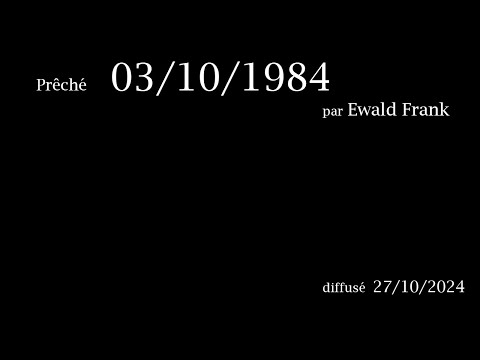 Krefeld 03-10-1984 Fr Ewald Frank (FR)