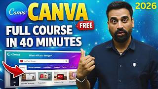 Learn How To Use Canva In 2026 | Canva Full Tutorial For Beginners | Hindi 2026