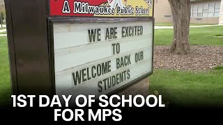 MPS students on traditional calendar return to class | FOX6 News Milwaukee