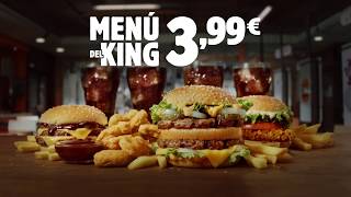 Burger King MENÚ DEL KING. #VENCOMOESTÉS #ATUMANERA anuncio
