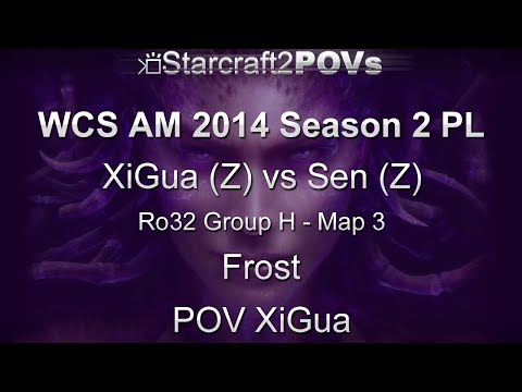 SC2 HotS - WCS AM 2014 S2 PL - XiGua vs Sen - Ro32 Group H - Map 3 - Frost - XiGua