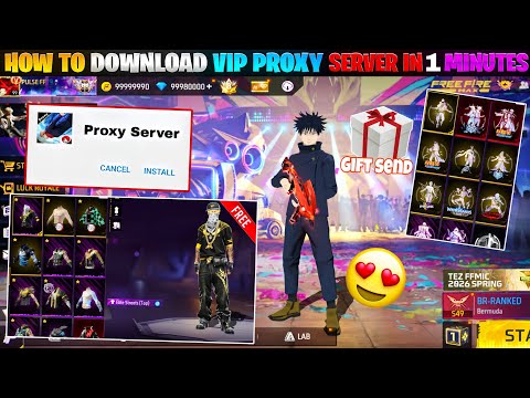 How To Download Proxy Server in Free Fire 🔥💯😱 | Free Fire Proxy Server | 100% Working 😍 